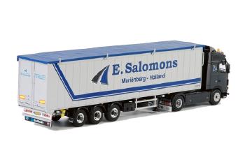 ギャラリービューアに画像をロードする, Salomons ボルボ FH2 Globetrotter XL Cargo Floor トレーラー 3軸 /WSIダブリューエスアイ 1/50 9283