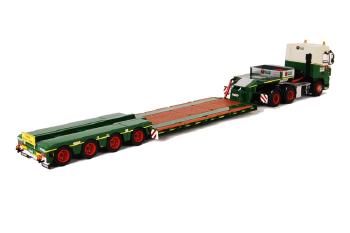 ギャラリービューアに画像をロードする, Saan DAF XF 95 Space Cab 低床トレーラー 4軸 /WSIダブリューエスアイ 1/50 9270