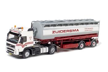 ギャラリービューアに画像をロードする, Zuidersma ボルボ FM Globetrotter Tanker Powder Welgro 2軸 /WSIダブリューエスアイ 1/50 9196