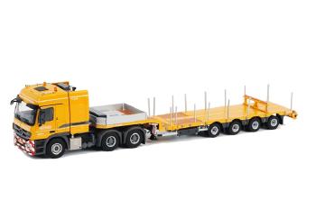 Nooteboomノーテブーム メルセデス アクトロス 3軸低床セミトレーラー