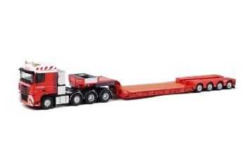 Nooteboom DAF XF 105 Space Cab 4軸低床トレーラー /WSIダブリュー 