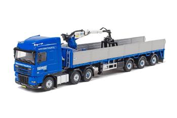 ギャラリービューアに画像をロードする, Kennis Trailers DAF XF 95 Space Cab Brick Trailer (3 axle) /WSIダブリューエスアイ 1/50 3085771