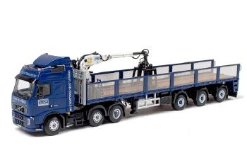 ギャラリービューアに画像をロードする, Floor Trailers ボルボ FH2 Globetrotter Brick Trailer (3 axle) /WSIダブリューエスアイ 1/50 3085773