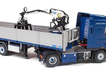 ギャラリービューアに画像をロードする, Floor Trailers DAF XF 105 Space Cab Brick Trailer (4 axle) /WSIダブリューエスアイ 1/50 3085774