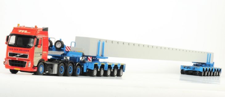 ギャラリービューアに画像をロードする, VOLVOボルボ FH2 Globetrotter Scheuerle Intercombi トレーラー 模型/WSIダブリューエスアイ 1/50 10175