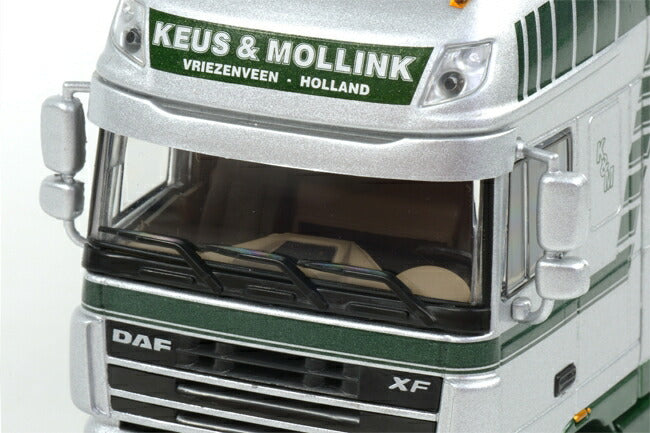 ギャラリービューアに画像をロードする, DAF XF 105 Super Space Cab Life Stock Trailer 3軸 トレーラー 模型/WSIダブリューエスアイ 1/50 10087