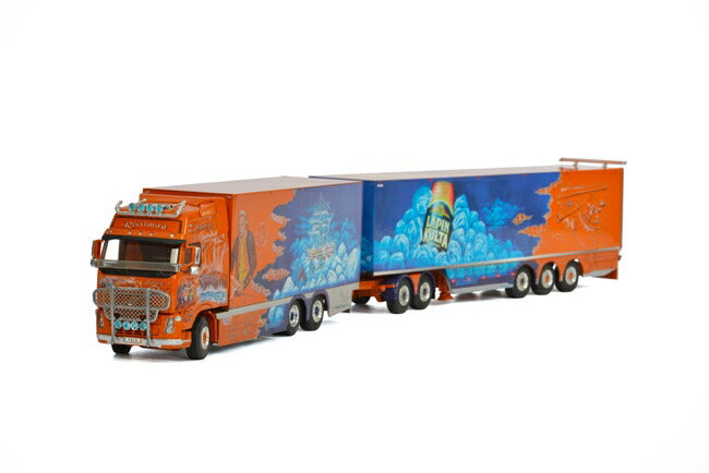 ギャラリービューアに画像をロードする, VOLVOボルボ FH2 Globetrotter XL Combi トレーラー 模型/WSIダブリューエスアイ 1/50