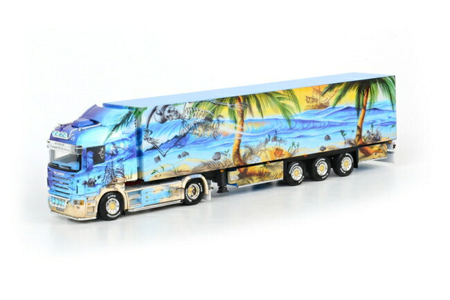 ギャラリービューアに画像をロードする, SCANIAスカニア R Highline リーファートレーラー Thermoking 3軸 トレーラー 模型/WSIダブリューエスアイ 1/50 10020