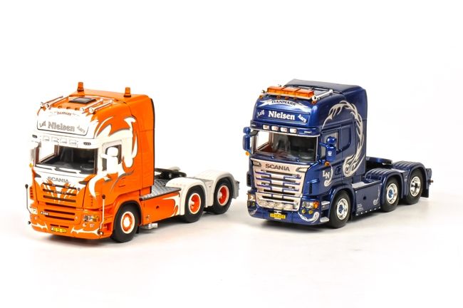 ギャラリービューアに画像をロードする, 2x SCANIAスカニア R Topline 模型/WSIダブリューエスアイ 1/50 10285