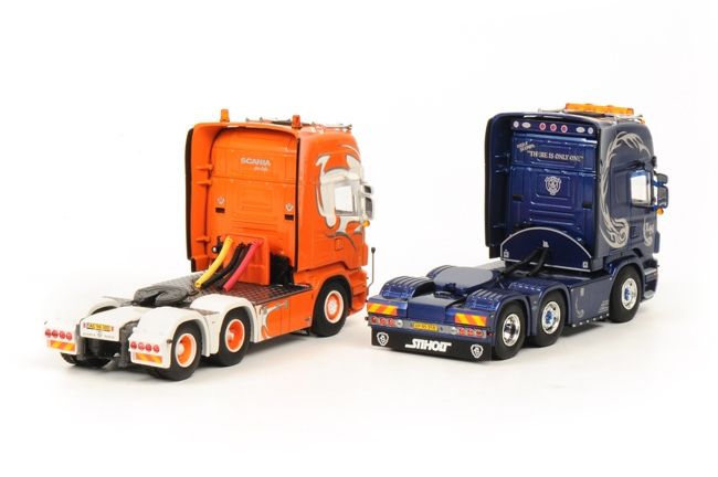 ギャラリービューアに画像をロードする, 2x SCANIAスカニア R Topline 模型/WSIダブリューエスアイ 1/50 10285