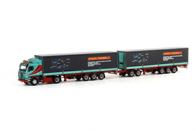 ギャラリービューアに画像をロードする, SCANIAスカニア R113/R143 Tilt Trailer + dolly トレーラー 模型/WSIダブリューエスアイ 1/50 10222
