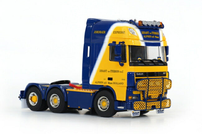ギャラリービューアに画像をロードする, DAF XF 105 Super Space Cab リーファートレーラー Thermoking 3軸 トレーラー 模型/WSIダブリューエスアイ 1/50 10045