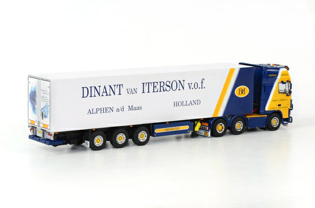 ギャラリービューアに画像をロードする, DAF XF 105 Super Space Cab リーファートレーラー Thermoking 3軸 トレーラー 模型/WSIダブリューエスアイ 1/50 10045
