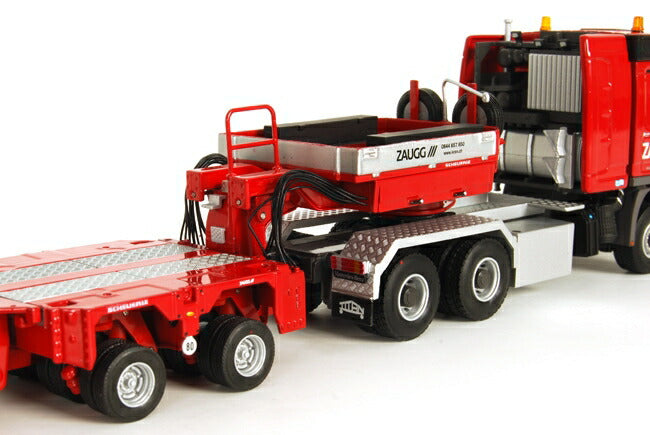 ギャラリービューアに画像をロードする, Zaugg メルセデス MP3 L 6x6 Scheuerle Intercombi 01-1099 /WSI 1/50 トレーラー 模型 建設機械