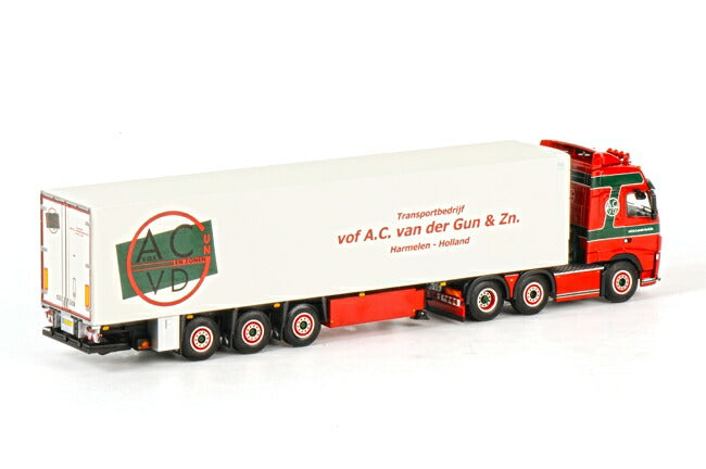 ギャラリービューアに画像をロードする, A.C. van der Gun VOLVO FH3 Globetrotter リーファートレーラー /WSI 1/50 模型