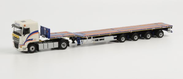 ギャラリービューアに画像をロードする, ALTEAD 4軸TELESTEPセミトレーラー + DAF XF 4X2 /WSI 1/50 模型