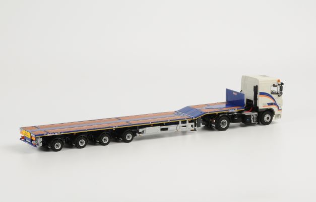 ギャラリービューアに画像をロードする, ALTEAD 4軸TELESTEPセミトレーラー + DAF XF 4X2 /WSI 1/50 模型
