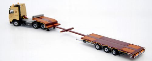 ギャラリービューアに画像をロードする, Dufour 3軸 低床セミトレーラー + ボルボ FH16 6x4 /WSI 1/50 模型