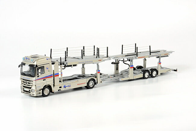 ギャラリービューアに画像をロードする, Felies & Klindworth メルセデスアクトロス 積載車 キャリアカー /WSI 1/50 模型