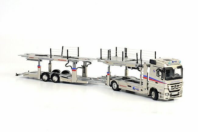 ギャラリービューアに画像をロードする, Felies & Klindworth メルセデスアクトロス 積載車 キャリアカー /WSI 1/50 模型