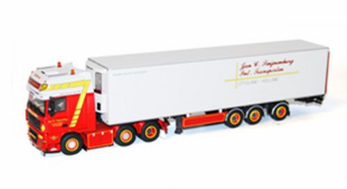 ギャラリービューアに画像をロードする, Jan C. Swijnenburg DAF XF 105 SSC Cooltrailer /WSI 1/50 ダイキャスト トレーラー 模型