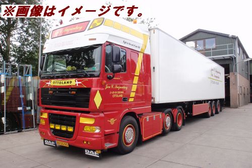 ギャラリービューアに画像をロードする, Jan C. Swijnenburg DAF XF 105 SSC Cooltrailer /WSI 1/50 ダイキャスト トレーラー 模型