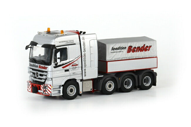 ギャラリービューアに画像をロードする, Spedition Bender MERCEDES Actrosメルセデスアクトロス Ballastbox with Cover /WSI 1/50 模型 トラック