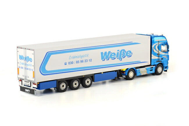 ギャラリービューアに画像をロードする, Spedition WeiBe Berlin DAF XF105 Super Space Cab リーファートレーラー /WSI 1/50 模型