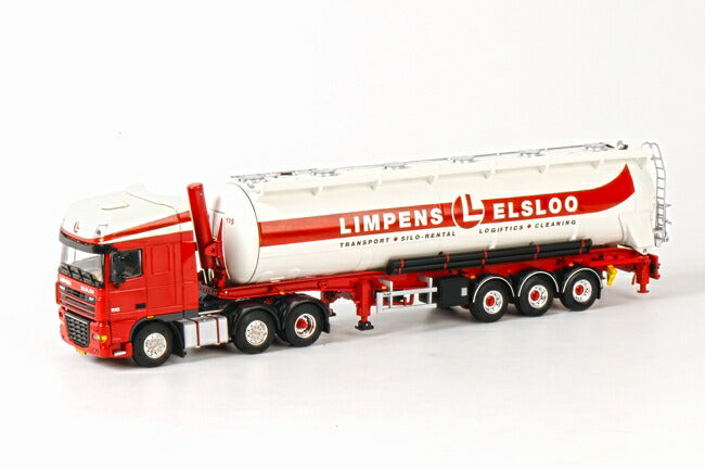ギャラリービューアに画像をロードする, Limpens Elsloo DAF XF 105 Super Space Cab Tanker Powder Kipper 3軸 /WSI 1/50 模型