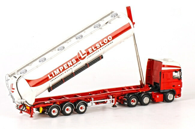 ギャラリービューアに画像をロードする, Limpens Elsloo DAF XF 105 Super Space Cab Tanker Powder Kipper 3軸 /WSI 1/50 模型