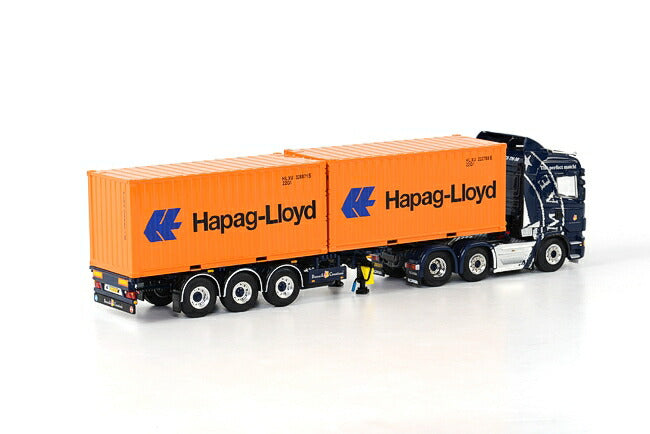 ギャラリービューアに画像をロードする, 【予約】2013年1月以降発売予定 Bunnik Creations SCANIAスカニア R Highline カーテンサイド トレーラー (3 as) & 2 x 20フィートコンテナ /WSI 1/50 模型