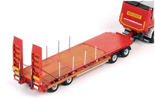 ギャラリービューアに画像をロードする, 【予約】NOOTEBOOMノーテブーム DAF TIPPER 8X4 + ASD-40-22 DRAWBAR TRAILERトレーラー /WSI 1/50 模型