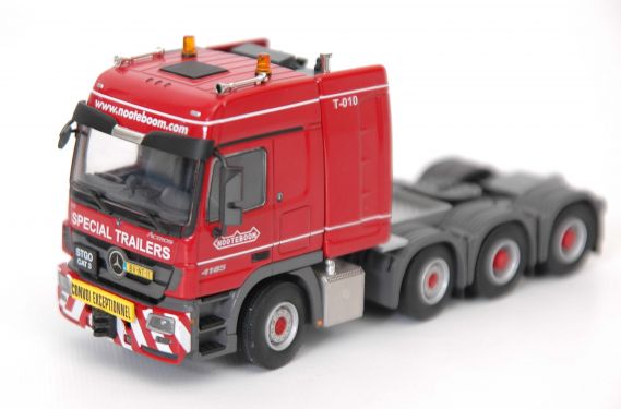 ギャラリービューアに画像をロードする, 【予約】MERCEDES TITANメルセデスタイタン MP3 8X4 HEAVY TRANSPORT トラック トラクタヘッド ノーテブームレッド /WSI 1/50 模型