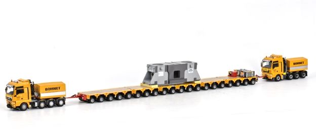 ギャラリービューアに画像をロードする, 【予約】Bohnet MAN TGA XXL + MAN TGX XXL Scheuerle Intercombi /WSI 1/50 模型