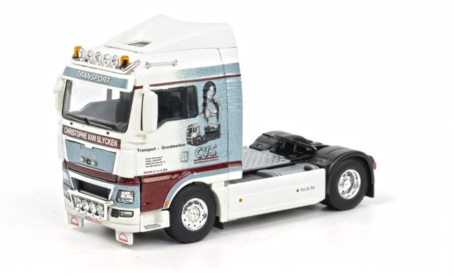 ギャラリービューアに画像をロードする, Slycken - Belgie MAN TGX XLX トラック トラクタヘッド /WSI 1/50 模型