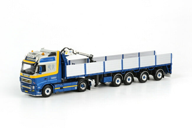 ギャラリービューアに画像をロードする, Oldenhuis VOLVO FH3 Globetrotter XXL Brick トレーラー 4軸 /WSIダブリューエスアイ 1/50 模型