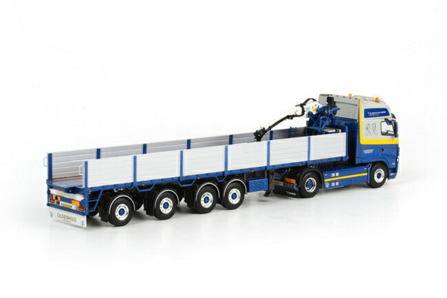 ギャラリービューアに画像をロードする, Oldenhuis VOLVO FH3 Globetrotter XXL Brick トレーラー 4軸 /WSIダブリューエスアイ 1/50 模型