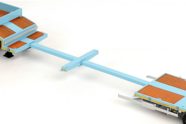 ギャラリービューアに画像をロードする, CEPPELLUDU 3-AXLE SEMI LOW-LOADER + VOLVO FH 6X2 /WSI 1/50 トレーラー 模型