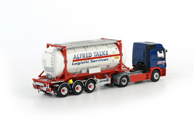 ギャラリービューアに画像をロードする, Alfred Talke メルセデスベンツアクトロス 4x2 Swap Body Tank Container /WSI 1/50 ダイキャスト 模型