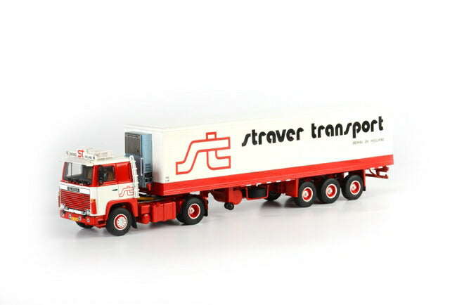 ギャラリービューアに画像をロードする, Straver Scania 111/141 Classic Fridge Trailer /WSI 1/50 ダイキャスト 模型