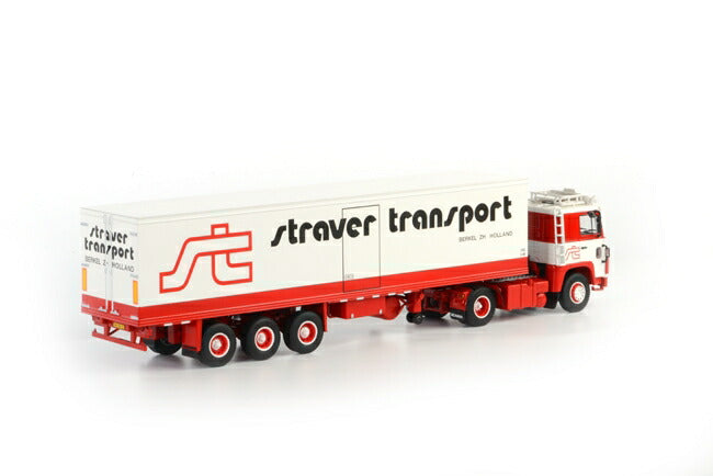 ギャラリービューアに画像をロードする, Straver Scania 111/141 Classic Fridge Trailer /WSI 1/50 ダイキャスト 模型