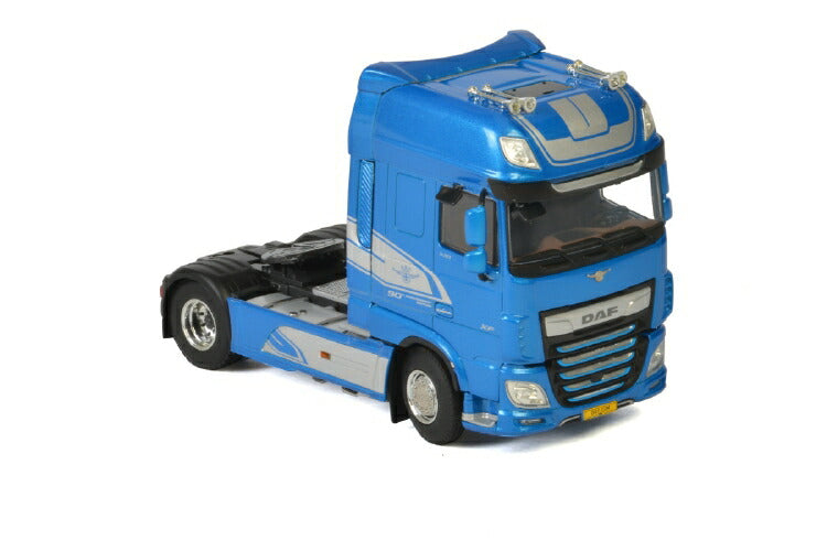 ギャラリービューアに画像をロードする, Premium Line DAF XF SUPER SPACE CAB MY2017 BLUE トラック トラクタ/建設機械模型 工事車両 WSI 1/50 ミニチュア