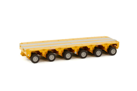 【予約】10-12月以降発売予定SCHEUERLE INTER COMBI SET 6 AXLE YELLOW /WSI トレーラー 1/50 建設機械模型 ミニチュア ミニカー