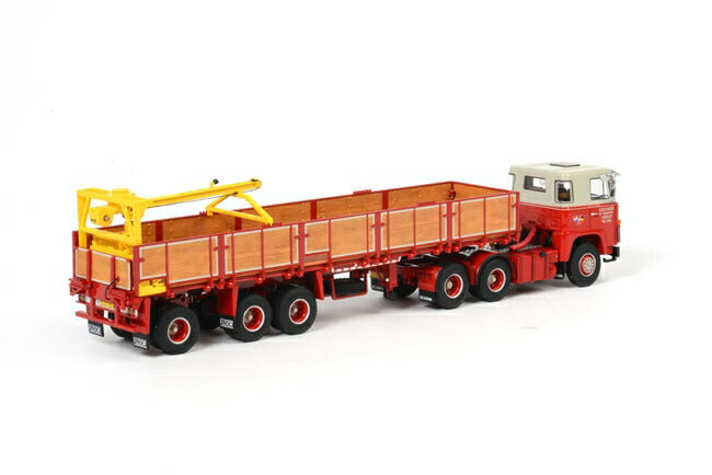 ギャラリービューアに画像をロードする, Croonen スカニア 111/141 Brick Trailer 3軸 /WSI 1/50 ダイキャスト 建設機械模型