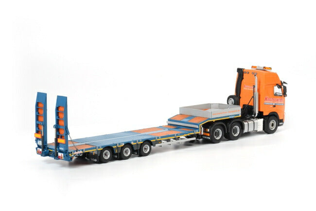 ギャラリービューアに画像をロードする, Kretschmer VOLVO FH3 Globetrotter Low Loader Semi 3軸 /WSI 1/50 ダイキャスト 建設機械模型