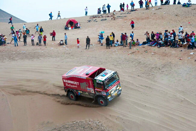 ギャラリービューアに画像をロードする, Mammoet Rally GINAF Rally Truckトラック /WSI 1/50 ダイキャスト 建設機械模型