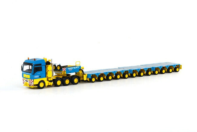 ギャラリービューアに画像をロードする, Siefert MAN TGA XXL Scheuerle Intercombi + VW Transporter T5 /WSI 1/50 ダイキャスト 建設機械模型