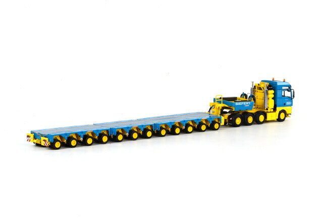 ギャラリービューアに画像をロードする, Siefert MAN TGA XXL Scheuerle Intercombi + VW Transporter T5 /WSI 1/50 ダイキャスト 建設機械模型
