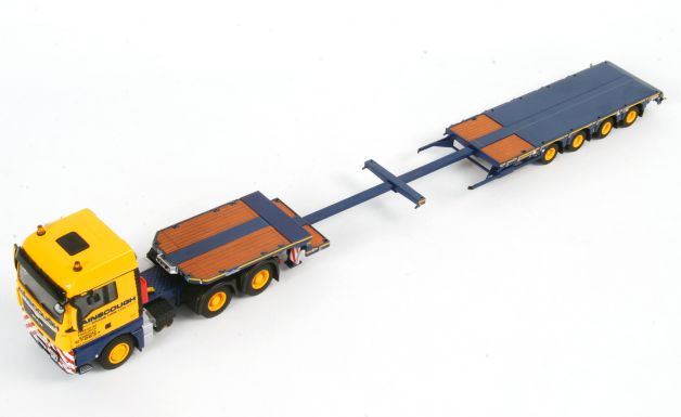 ギャラリービューアに画像をロードする, AINSCOUGH 4軸 セミ底床トレーラー + MAN GX XLX 6X4 /WSI 1/50 模型