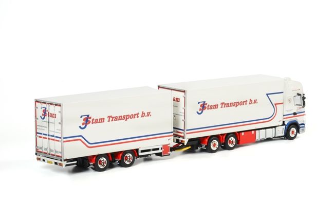 ギャラリービューアに画像をロードする, J. Stam SCANIAスカニア R Topline Combi トレーラー /WSI 1/50 模型